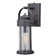 Ekansh Rust Iron 1 - Bulb Seeded Glass Outdoor Wall Lantern with Dusk to Dawn