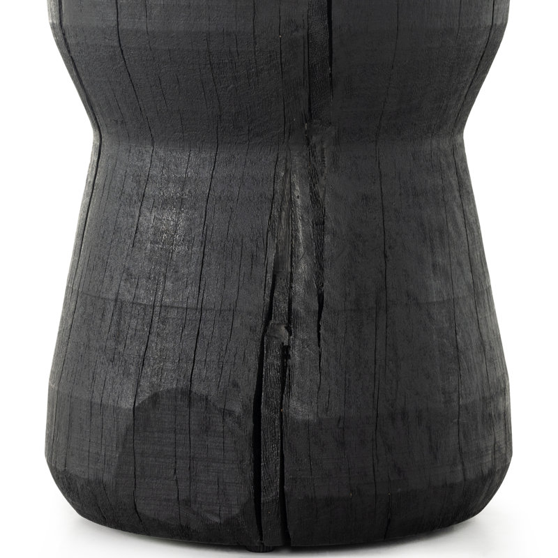 Wesson Chess Table, Carbonized Black/Ivory
