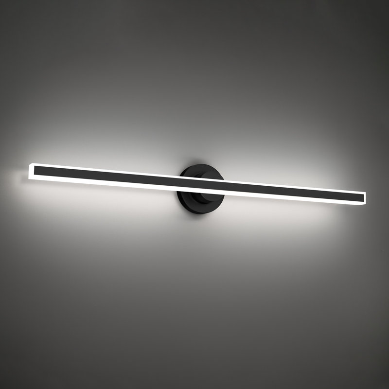 Bastone 1 - Light LED Bath Bar, Black, 4000K, 26'' W
