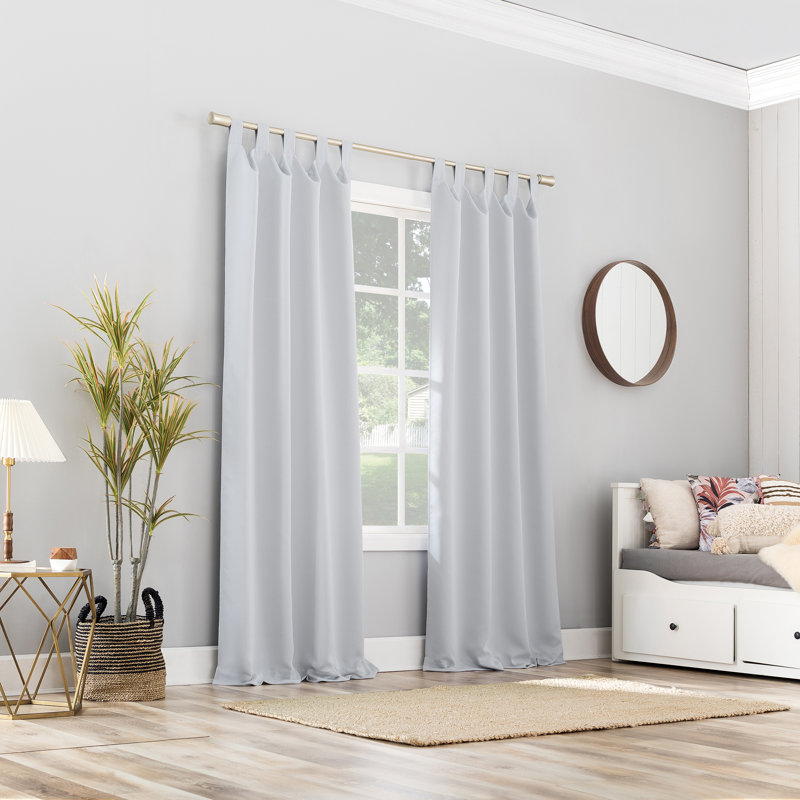 Rideau occultant et isolant thermique - Basics by Wayfair ™, l 40 po x L 84 po, Blanc cassé