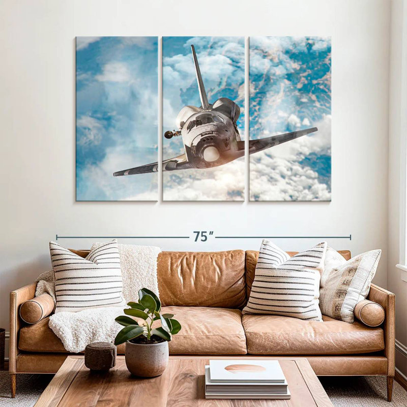 Oberle Spacecraft Ascent, 42" H x 65" W