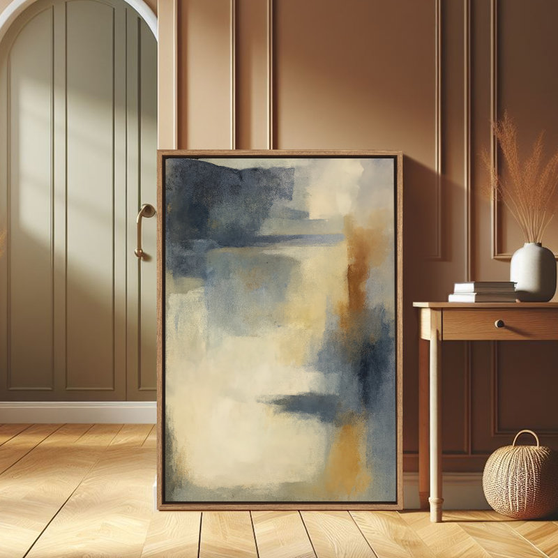 Art mural encadré, rétro, antique et classique pour chambre à coucher - 16 po x 24 po, H 24 po x l 16 po, Naturel