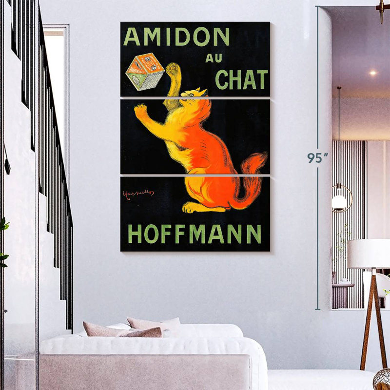 Brampt Amidon Au Chat, 74" H x 48" W