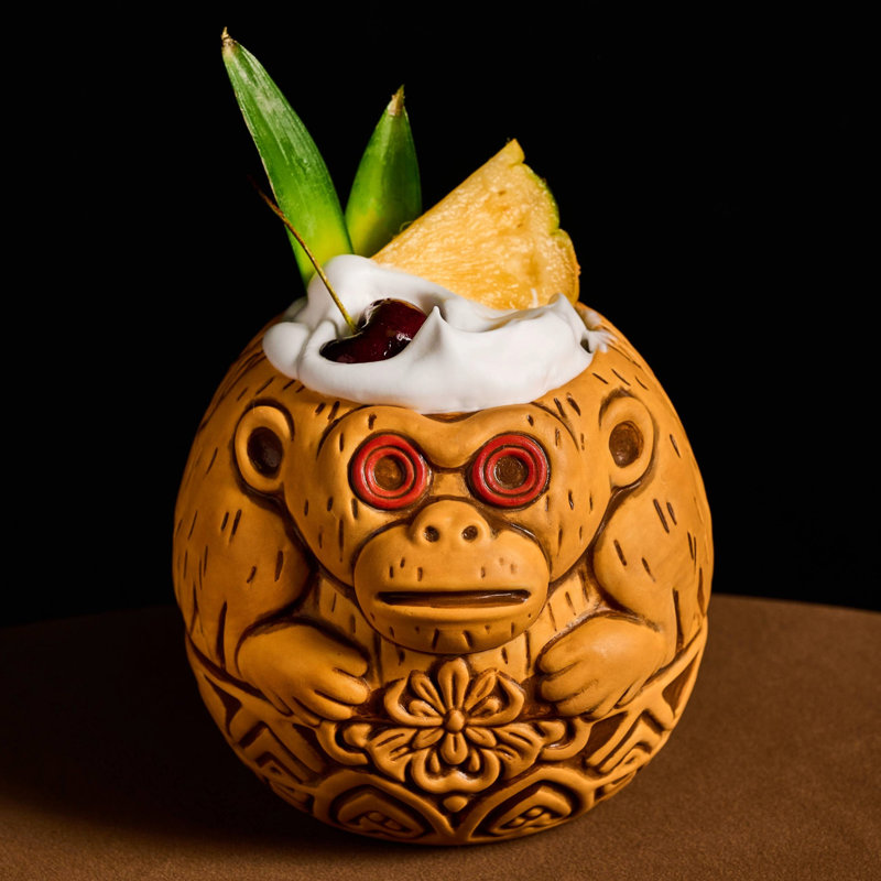 MONKEY COCONUT TIKI MUG