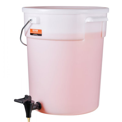 Beverage Dispenser, Drink Dispensers for Parties, Plastic Juice Dispenser with Spigot and Lid, Iced Tea Lemonade Juice Water Dispenser, for Restaurants, Hotels, Parties