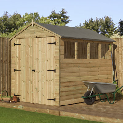 Premier Apex 6 Ft. W x 7 Ft. D Shiplap Wooden Shed