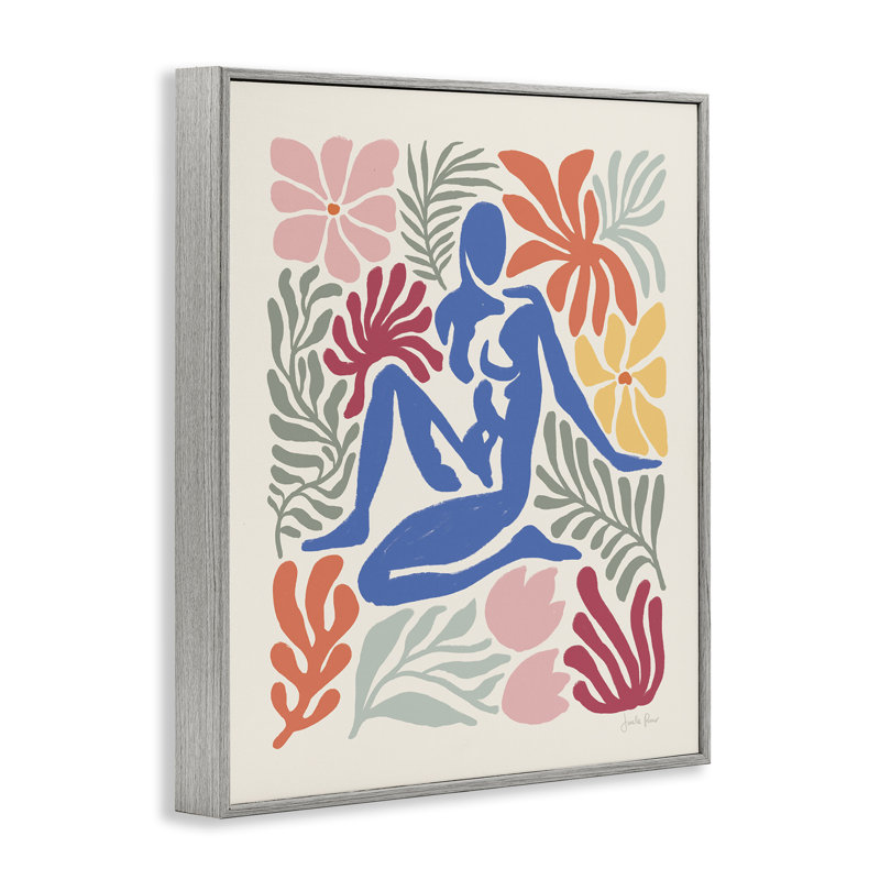 «Abstract Garden with Nude», estampe numérique par Janelle Penner, Estampe numérique Farmhouse, H 14 po x l 11 po