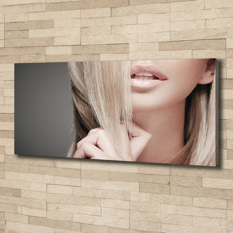 Beautiful Blonde - Wrapped Canvas Print