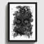 Sugar Skull Design Art - Wall Art-23738371-23738372