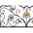20.1 " W Metal Outdoor Garden Bench and Park Bench