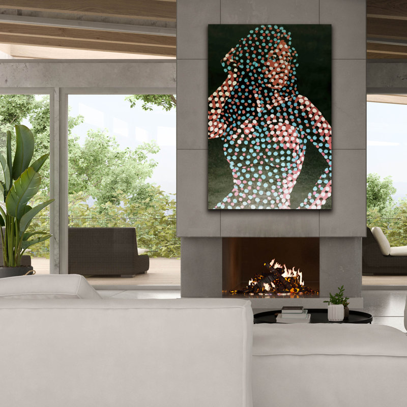 Ivy Bronx, art parchemin sur toile par Deasy Magnusson, 26 po x 40 po, H 60 po x l 40 po x P 1,5 po