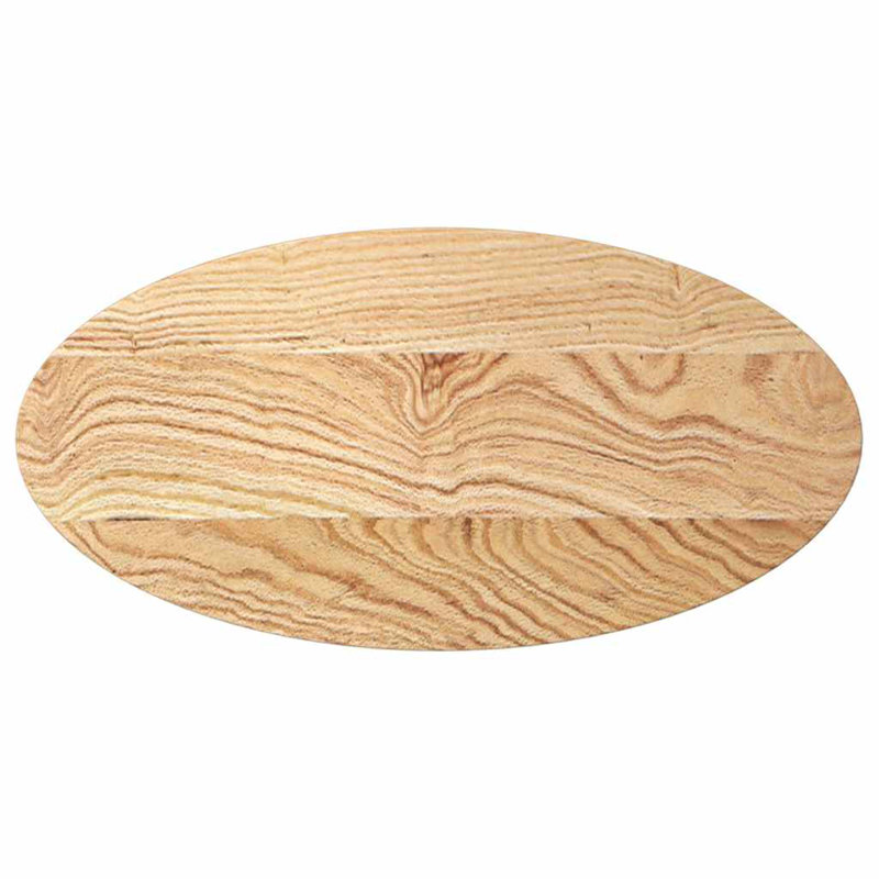 Mullings Solid Wood Table Top, 2cm H x 80cm W x 40cm D, Brown