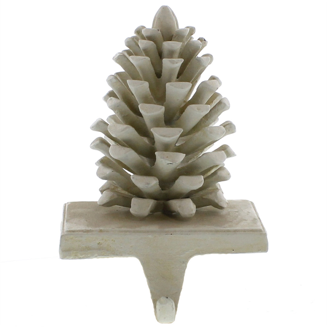 Pinecone Cast Iron Stocking Holder The Holiday Aisle®