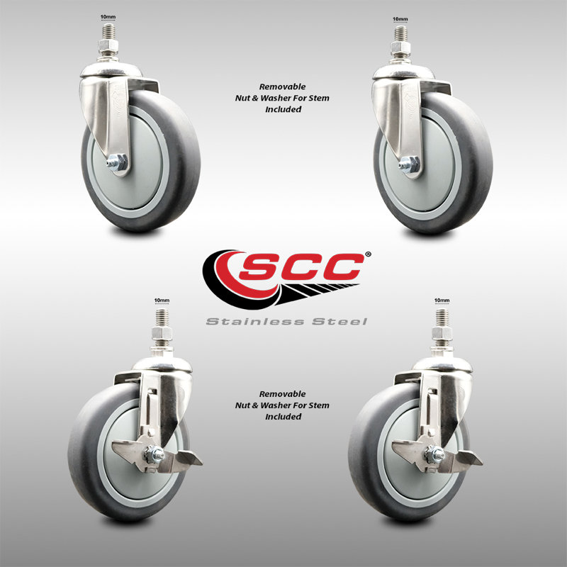Thermoplastic Rubber Casters