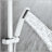 Wall Mounted Waterfall Rain Shower System with Handheld and Sliding Bar
