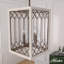 Luminaire suspendu carré à 4 lumières Chevron-74777691-91299786