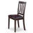 Boston 3-Piece Modern Set Contains a Round Table and 2 Faux Leather Kitchen Dining Chairs, Cappuccino-1930043241