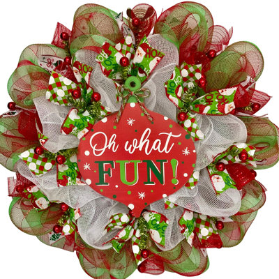 Couronne des Fêtes Oh What Fun