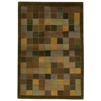 Hand Knotted Area Rug in Multi