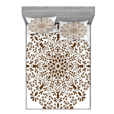 Microfiber Damask Sheet Set