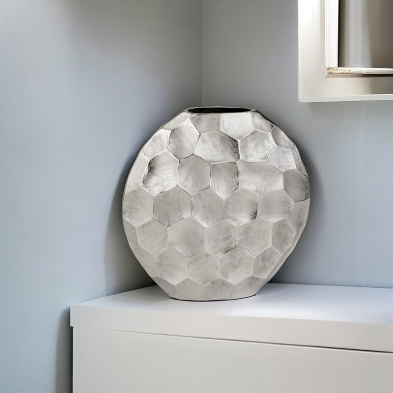 Vase de table en aluminium 12 "Zayyan