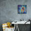 «Buldog In The Rain Puddles» par Rich Monet, art mural sur toile-637069968