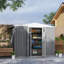 Outsunny 8 x 4 ft Metal Garden Shed Waterproof Galvanised Steel-275136290