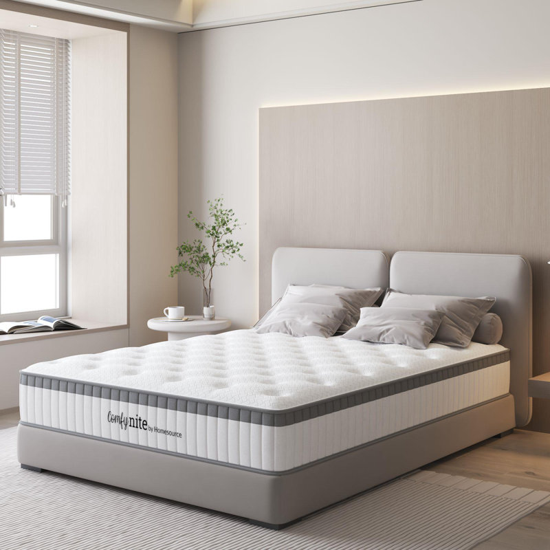 Vega Pocket Sprung Quilted Mattress Medium Firm, Kingsize (5')