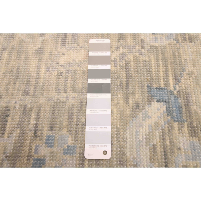 Tapis moderne gris Oushak 7 pi 11 po x 10 pi 3 po