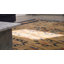 Tapis bleu antique en laine Ningxia