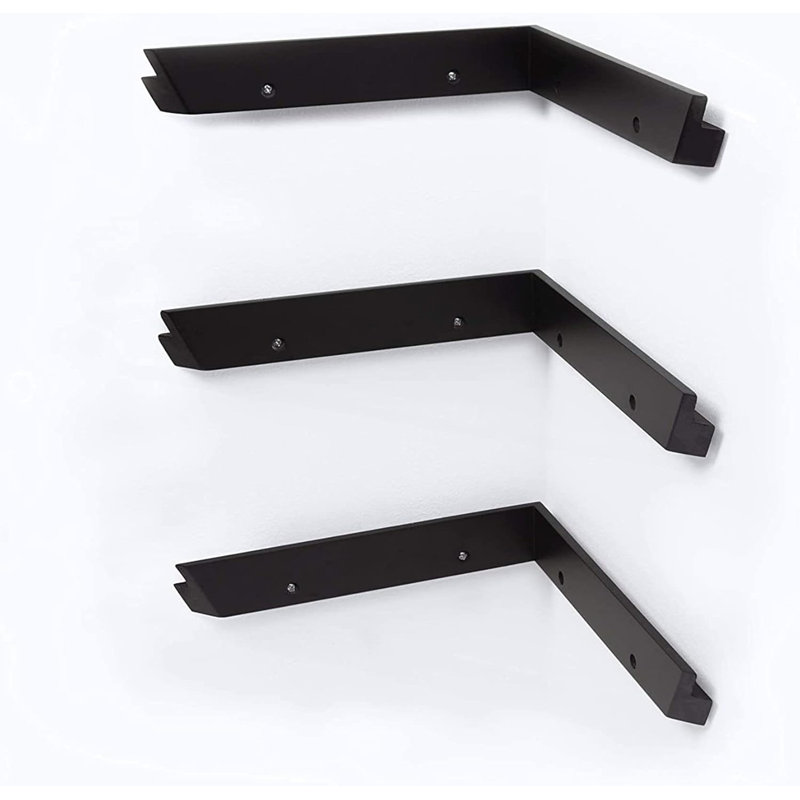 Modern Triangle Floating Shelves Set, Rustic Farmhouse Corner Wall Mounted Shelves For Home And Office Decor