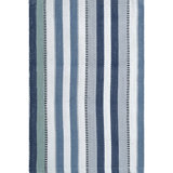 Bristol Flatweave Blue/Teal/Ivory Recycled PET Indoor/Outdoor Rug
