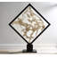 Cast Revolving Diamond Sculpture, Faux Bleached