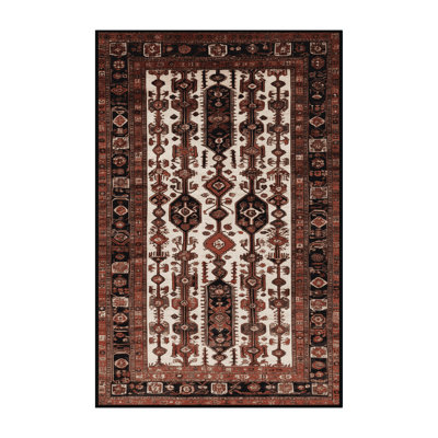 Machine Washable Turkish Black Area Rug