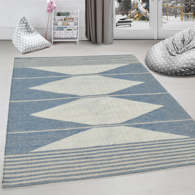Varennes Performance Geometric Indoor Rug, Rectangle 2' x 4'