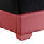 Charmant lit double rose-592208583