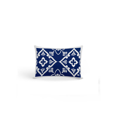 Housse et insert de coussin rectangulaire intérieur / extérieur en polyester Alburg