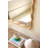  Wooden Squiggle Framed Mirror – 32 Inch Height – Rectangular Wall Mirror
