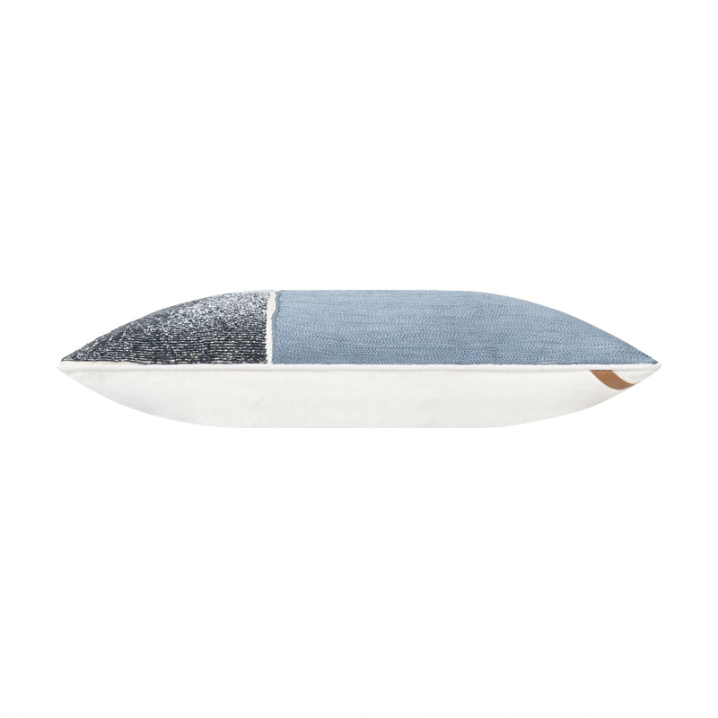 Jade Blue Mulitcolor Lumbar Pillow