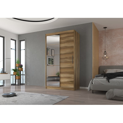 McKeesport 1 Door Sliding Wardrobe