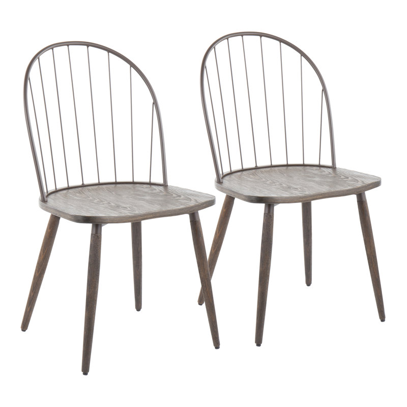 Novalee 18.25'' H Side Chair, Dark Walnut