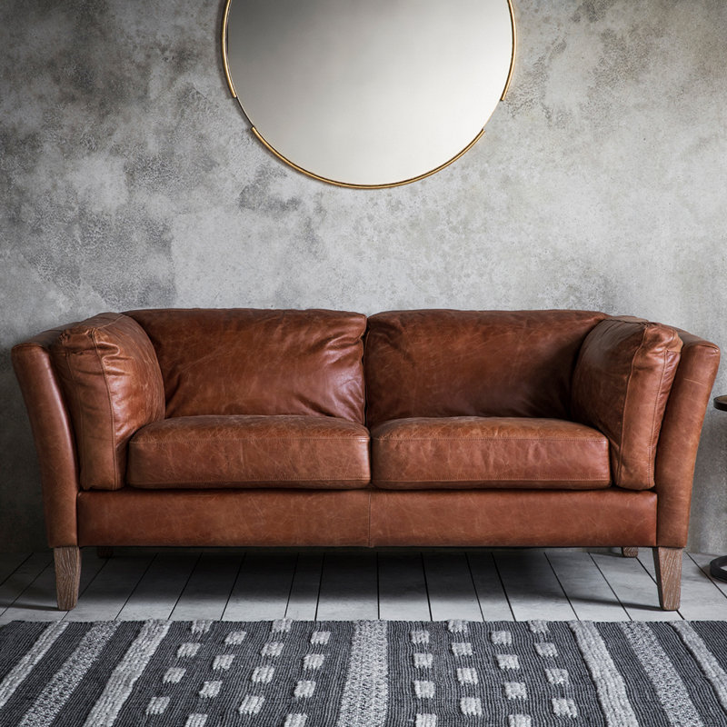 Hemenway 2 Seater Faux Leather Sofa