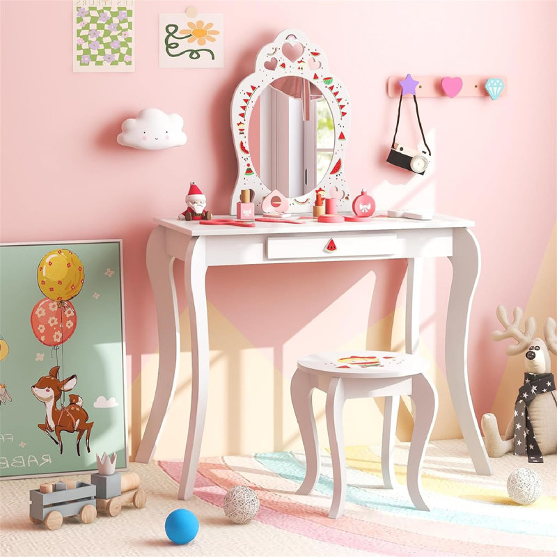 Murial Dressing Table with Mirror
