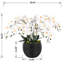 Arrangement floral d'orchidées phalaenopsis artificielles en pot 36,22 po-101280219
