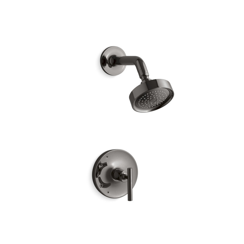 Purist Shower Trim, Vibrant Titanium, Cross Handle