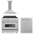 Cuisinière, hotte et lave-vaisselle 36 po Zline