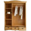 Heine 3 Door Solid Wood Wardrobe-639158154