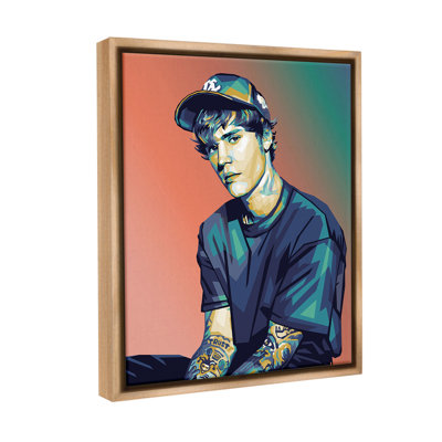 " Justin Portrait With Hat "