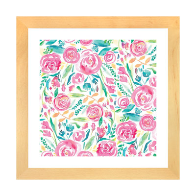 «Spring Roses Pastel» par Ninola Design - reproduction d'art