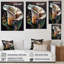 Fleur de lys Calla Gren et blanc II - art mural Lily-352812935-352812943